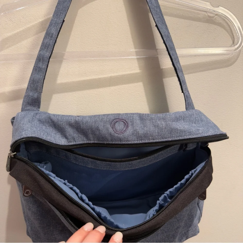 Bugaboo - Blue Melange Attachable Stroller Bag Accessory Baby/Kids - Picture 3 of 15